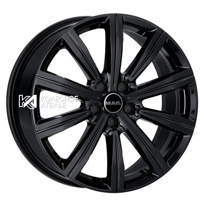 MAK Birmingham Gloss Black 9.5x22/5x120 D64.1 ET35  