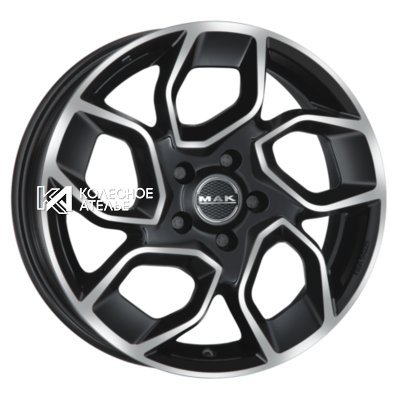 MAK Express Black mirror 7x17/5x118 D71.1 ET62  