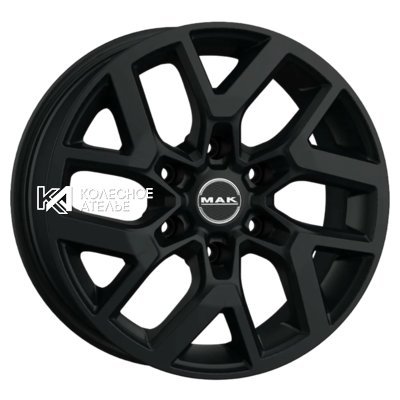 MAK Gravel Matt Black 8x18/6x130 D84.1 ET53  