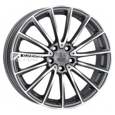 MAK Komet Gunmetal Mirror Face 9x18/5x112 D66.6 ET33  