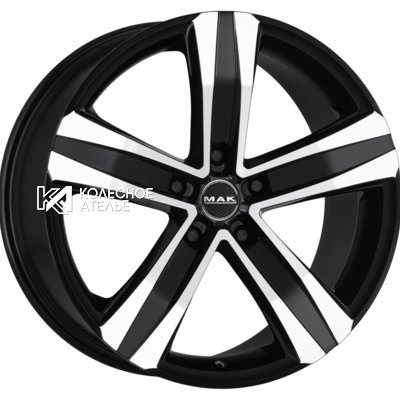 MAK Stone 5 3 Black mirror 7.5x18/5x160 D65.1 ET50  