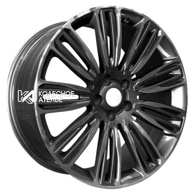 PDW 5312 Gun Metal Machined Face 9.5x21/5x120 D72.56 ET48  