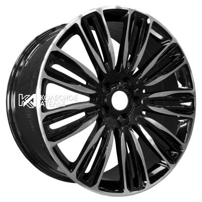 PDW 5312 Gloss Black Machine Face 9.5x21/5x120 D72.56 ET48  