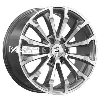 Premium Series КР006 (Haval H9) Diamond Gloss Graphite 8.5x20/6x139.7 D75.1 ET33  