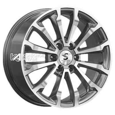 Premium Series КР006 (Pajero Sport) Diamond Gloss Graphite 8.5x20/6x139.7 D67.1 ET33  