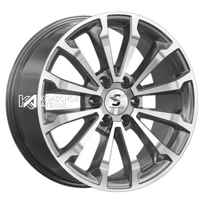 Premium Series КР006 (Patrol) Diamond Gloss Graphite 8.5x20/6x139.7 D77.9 ET30  