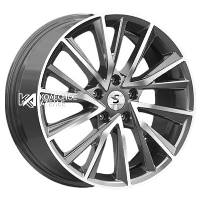 Premium Series КР010 (Audi A4) Diamond Gloss Graphite 7.5x18/5x112 D66.6 ET39  
