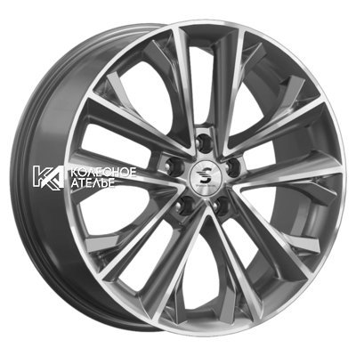 Premium Series КР012 (Outlander) Diamond Gloss Graphite 7x18/5x114.3 D67.1 ET38  