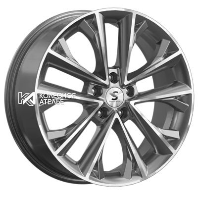 Premium Series КР012 (Tiggo 8 Pro) Diamond Gloss Graphite 7x18/5x108 D60.1 ET47  