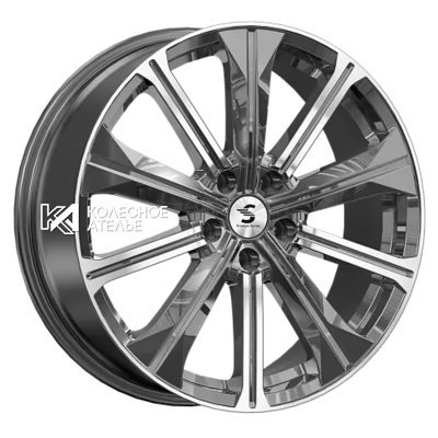 Premium Series КР013 (Exeed TXL) Diamond Gloss Graphite 7x19/5x108 D65.1 ET36  