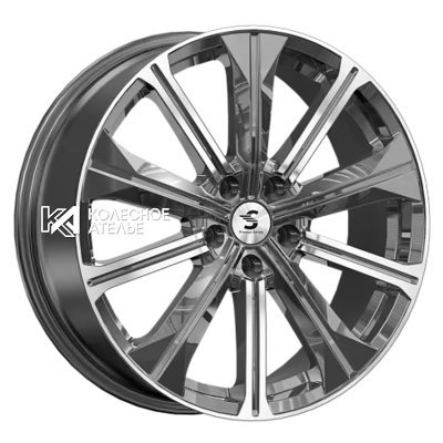 Premium Series КР013 (Haval Dargo) Diamond Gloss Graphite 7x19/5x114.3 D66.6 ET40  