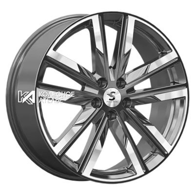 Premium Series КР014 (Discovery Sport) Diamond Gloss Graphite 8x20/5x108 D63.35 ET45  