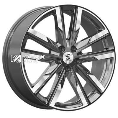 Premium Series КР014 (Geely Tugella) Diamond Gloss Graphite 8x20/5x108 D63.35 ET46  