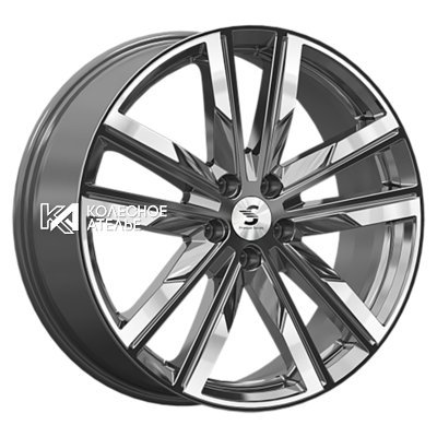 Premium Series КР014 (Jetour T2) Diamond Gloss Graphite 8x20/5x108 D60.1 ET39  