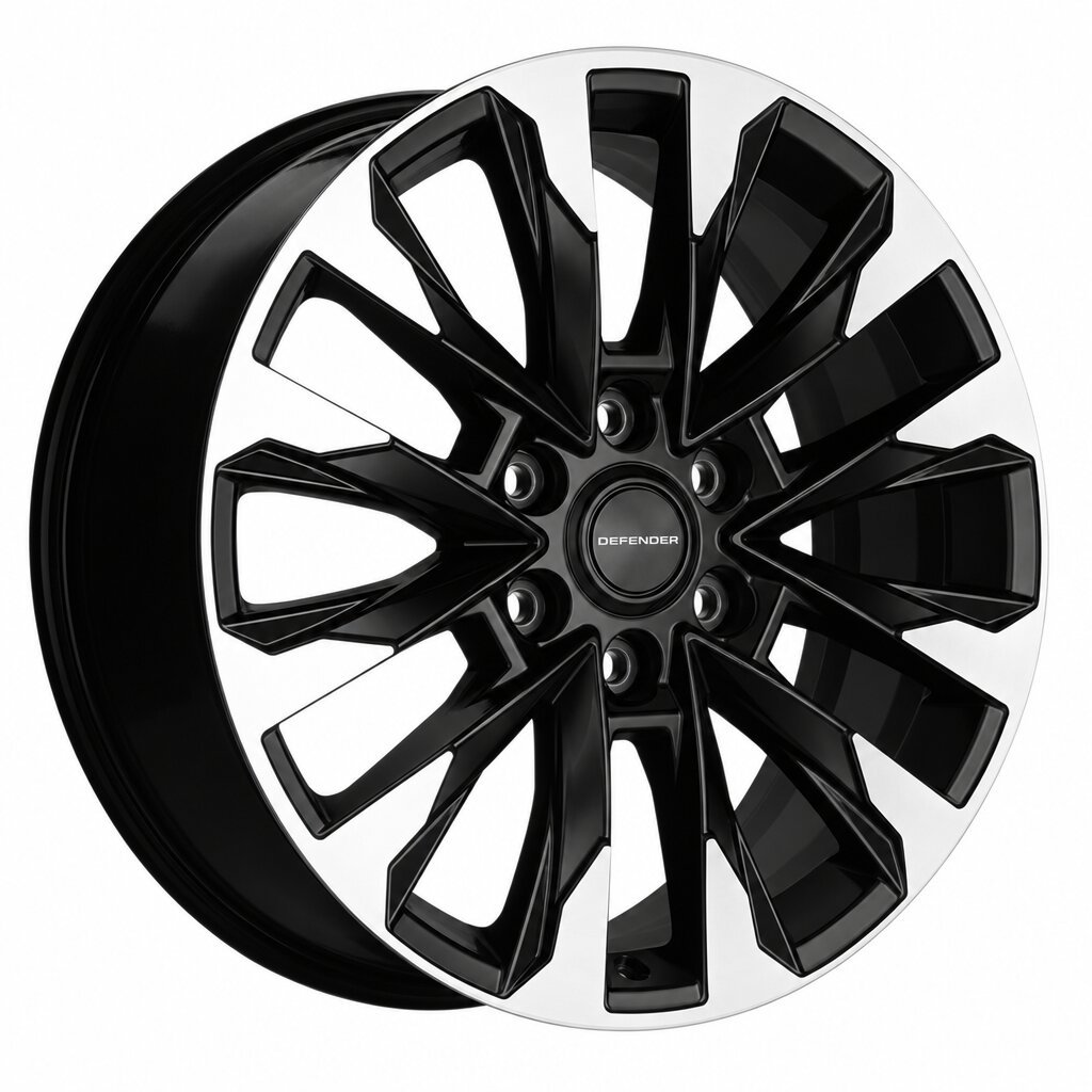 Khomen Wheels KHW2010 (20_LC300) BLACK-FP 8x20/6x139.7 D95.1 ET60  