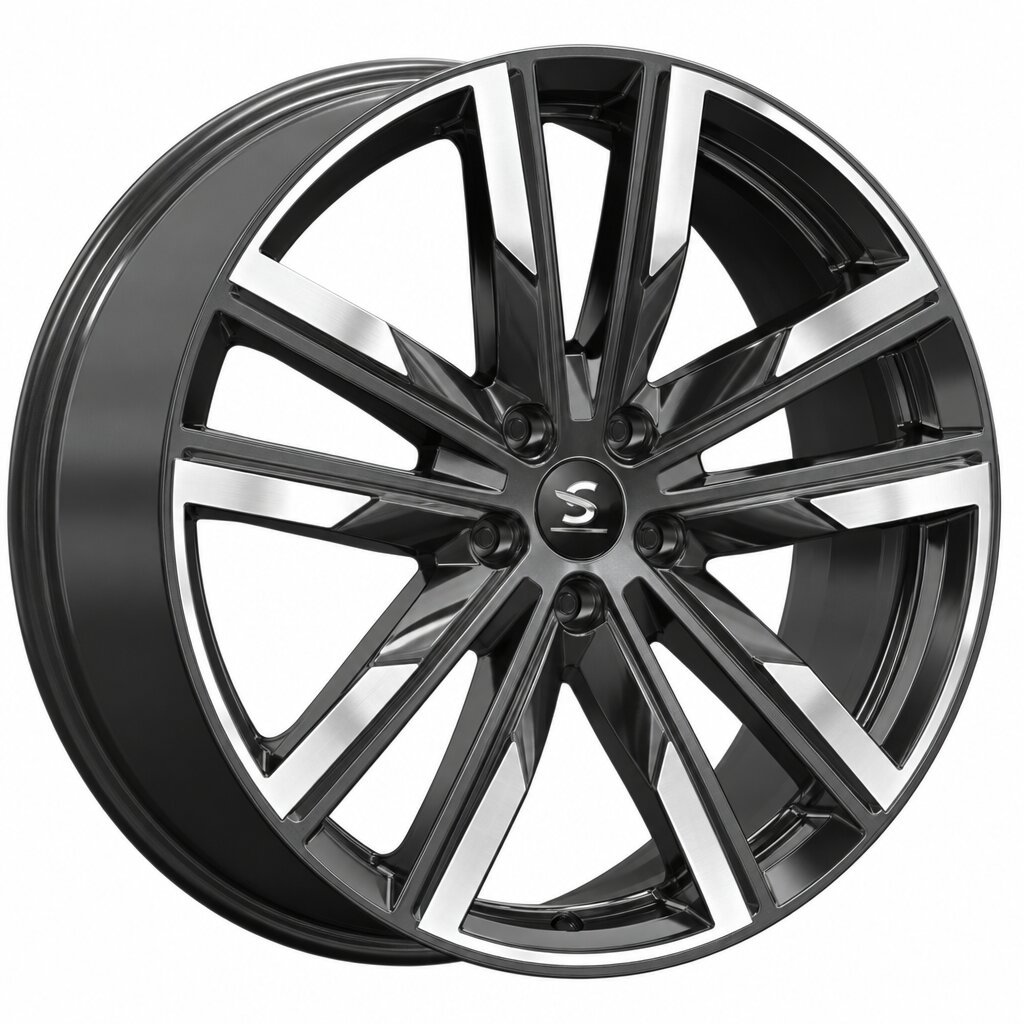 СКАД КР014 (20_Geely Tugella) Diamond Black Gris 8x20/5x108 D63.35 ET46  