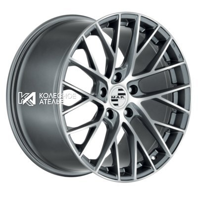 MAK Monaco Gunmetal Mirror Face 8.5x19/5x130 D71.6 ET55  