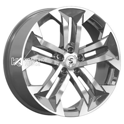 Premium Series КР015 (Sportage/Tucson) Diamond Gloss Graphite 7.5x19/5x114.3 D67.1 ET51  