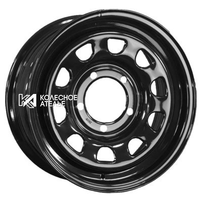 ZEPP 4x4 Toyota Nissan Semicircle Gloss Black 10x16/6x139.7 D110 ET-44  