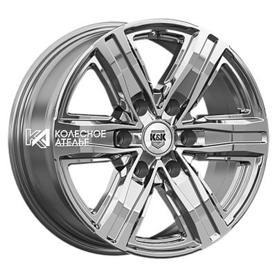 K&K R8 (КС1174) Дарк платинум 7.5x17/6x139.7 D67.1 ET38  