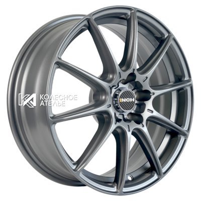 INCH FA8537 Satin Gunmetal 6.5x17/5x114.3 D66.1 ET45  