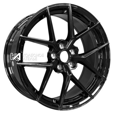 Hengde F5153 Glossy Black 8.5x19/5x108 D73.1 ET38  