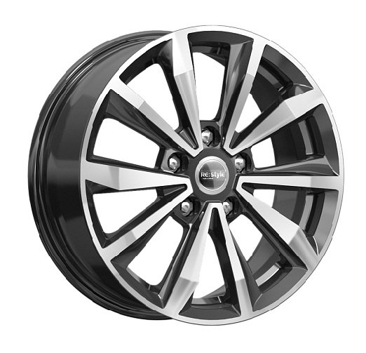 K&K КС974 (16_Seltos) алмаз черный 6.5x16/5x114.3 D67.1 ET44  