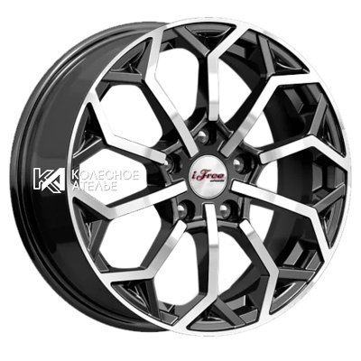 iFree Спейс-Нидл (КС1000) Блэк Джек 6.5x16/5x100 D67.1 ET38  