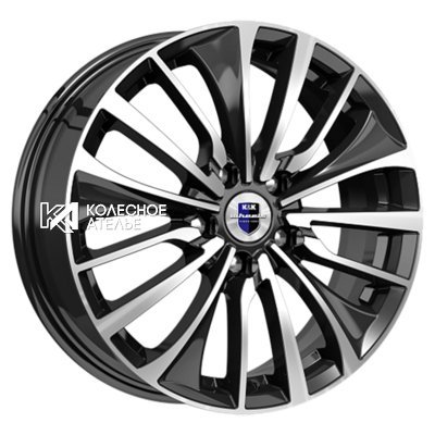 K&K Flanker (КС1097) Алмаз черный 6.5x17/5x110 D65.1 ET39  