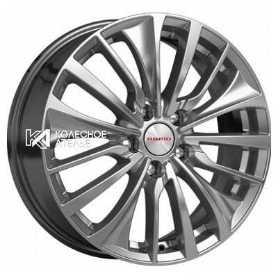 K&K Flanker-оригинал (КС905) Дарк платинум 6.5x17/4x100 D60.1 ET41  