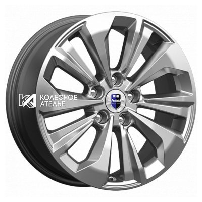 K&K Авиор (КС936) Дарк платинум брайт 7x17/5x114.3 D66.6 ET37  