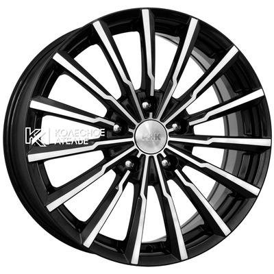 K&K Акцент (КС562) Алмаз черный 7x17/4x100 D60.1 ET41  