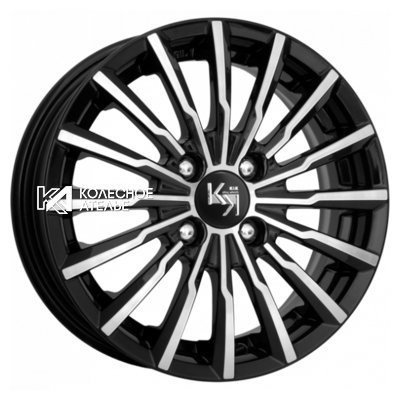 K&K Акцент-оригинал (КС562) Алмаз черный 7x17/4x100 D60.1 ET43  