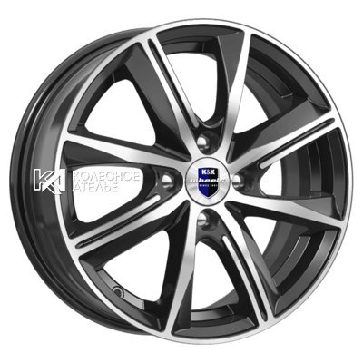 K&K Арнар (КС890) Алмаз черный SK 6x15/4x100 D67.1 ET35  