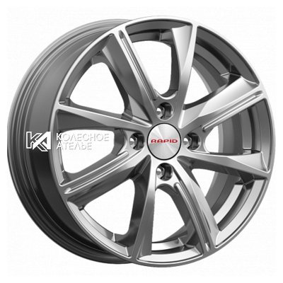 K&K Арнар-оригинал (КС890) Дарк платинум 6x15/4x100 D60.1 ET40  
