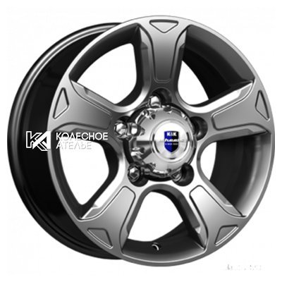 K&K Атлант (КС757) Дарк платинум 7x16/5x139.7 D108.5 ET35  