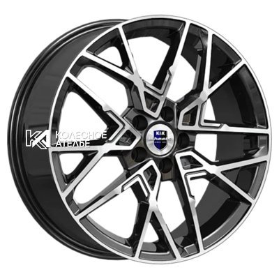 K&K Вудроф (КС1044) Алмаз черный 7x18/5x114.3 D66.6 ET37  