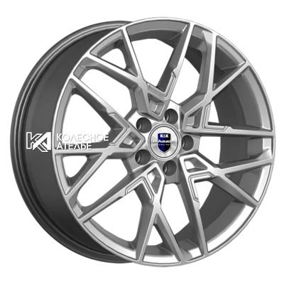 K&K Вудроф (КС1044) Дарк платинум 7x18/5x110 D65.1 ET40  