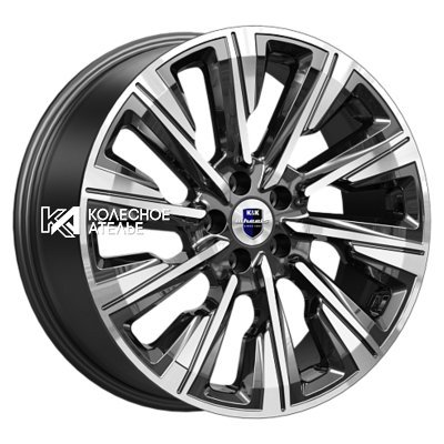 K&K Галего (КС1039) Алмаз черный 7.5x19/5x114.3 D67.1 ET38  