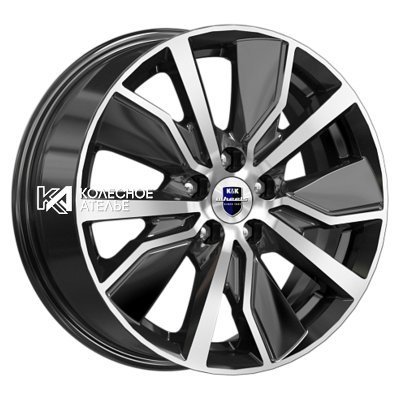 K&K Гамбит (КС961) Алмаз черный 6.5x16/5x108 D63.35 ET50  