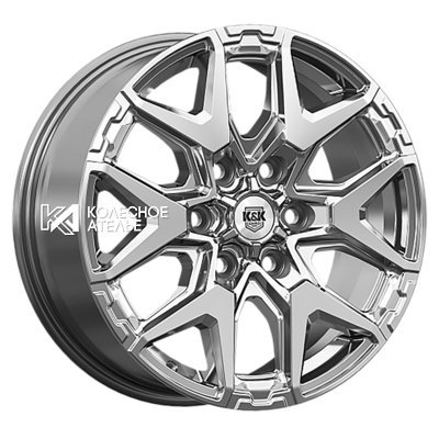 K&K Гангут (КС1176) Дарк платинум 7.5x18/6x139.7 D100.1 ET36  