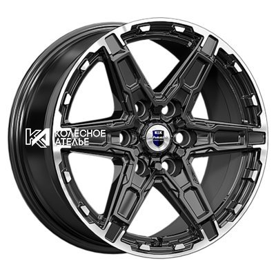 K&K Дистрикт (КС1159) черный бриллиант 8x18/6x114.3 D66.1 ET42  