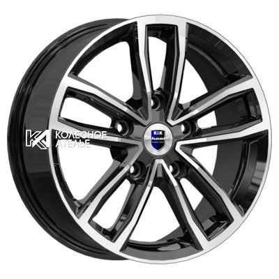 K&K Каланг (КС1086) Алмаз черный 6.5x17/5x108 D60.1 ET33  