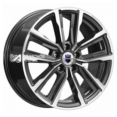 K&K Лацио (КС964) Алмаз черный 7.5x17/5x112 D57.1 ET40  