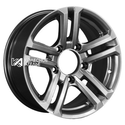 K&K Палладика (КС591М) Дарк платинум 7x16/5x139.7 D98 ET5  