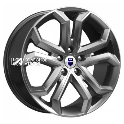 K&K Пандора (КС466) Дарк платинум 8.5x19/5x127 D71.6 ET40  
