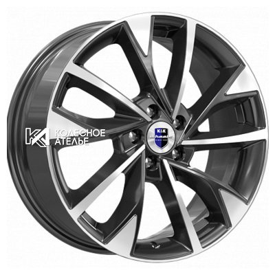 K&K Роквуд (КС900) Алмаз черный 7x17/5x114.3 D60.1 ET50  