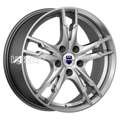 K&K Солар (КС875) Дарк платинум 7x17/5x108 D63.35 ET50  