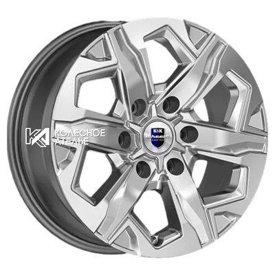 K&K Тейт (КС1050) Дарк платинум 7.5x17/6x139.7 D100.1 ET36  